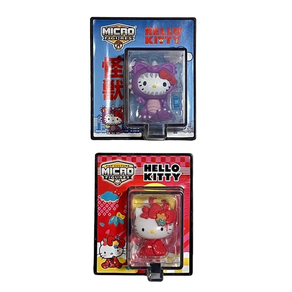 Hello Kitty Pop Culture Micro Figures Lot of 2 - Picture 2 of 4